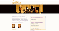 Desktop Screenshot of alaria.org